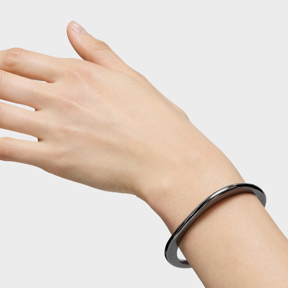 Pulsera esclava de plata dark silver Line