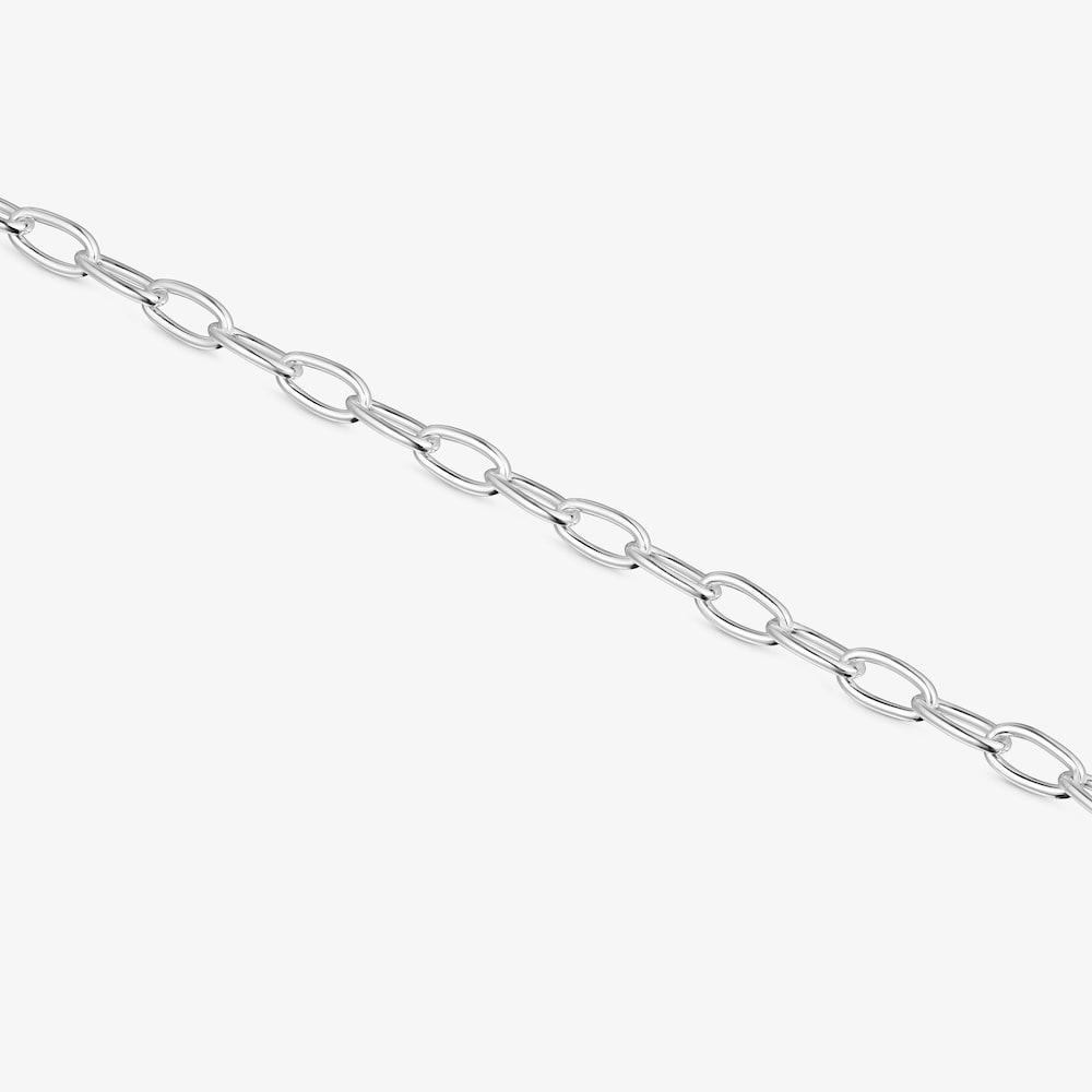 Pulsera cadena de plata Hold Oval
