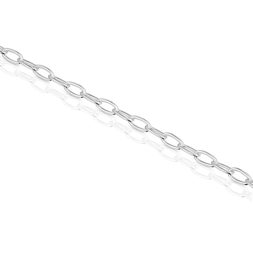 Hold Oval silver chain Bracelet