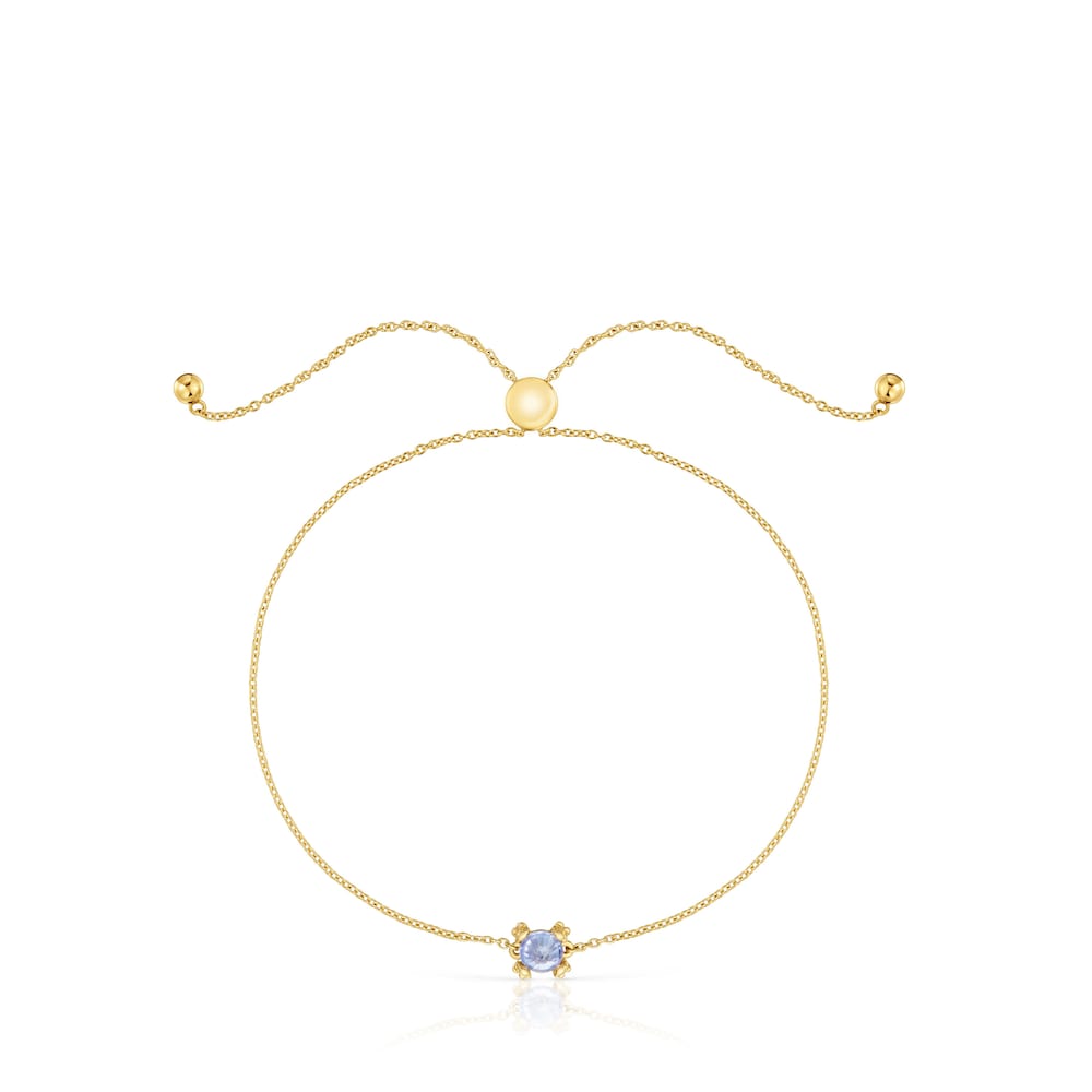 Gold and tanzanite Bracelet Color Pills Gold and tanzanite Bracelet Color Pills
