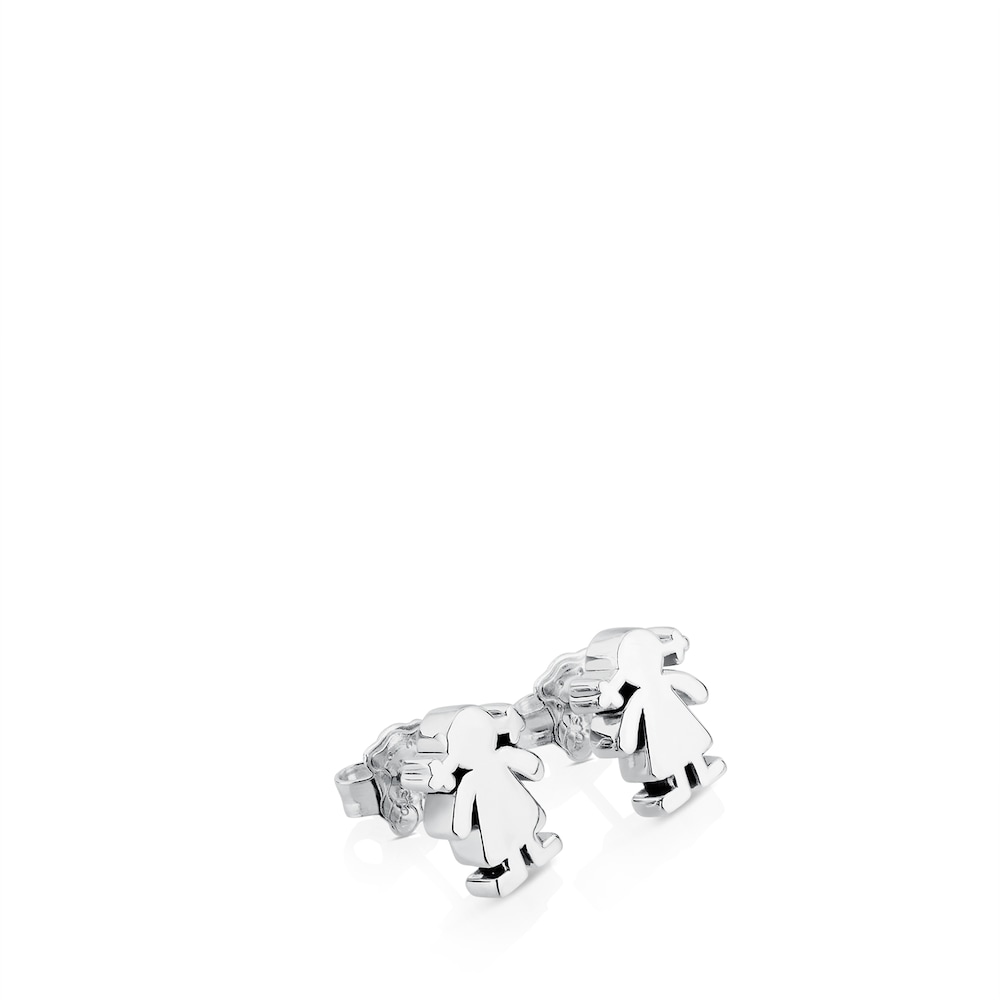 Silver Sweet Dolls Earrings image number 3