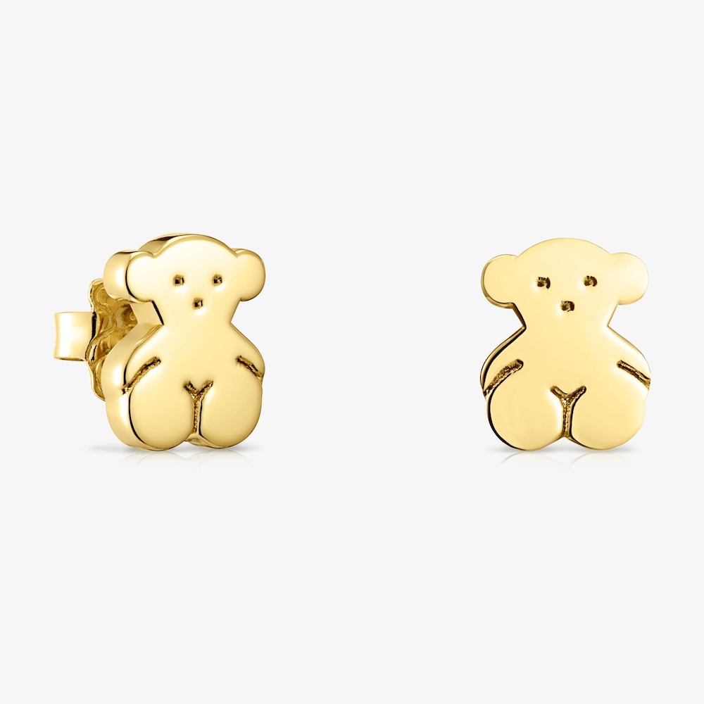 Aros Sweet Dolls con ba&ntilde;o de oro 18 kt sobre plata