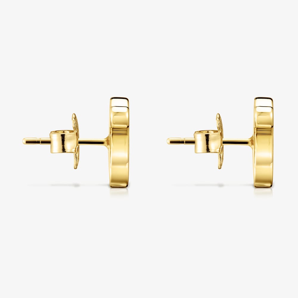 Aros Sweet Dolls con ba&ntilde;o de oro 18 kt sobre plata