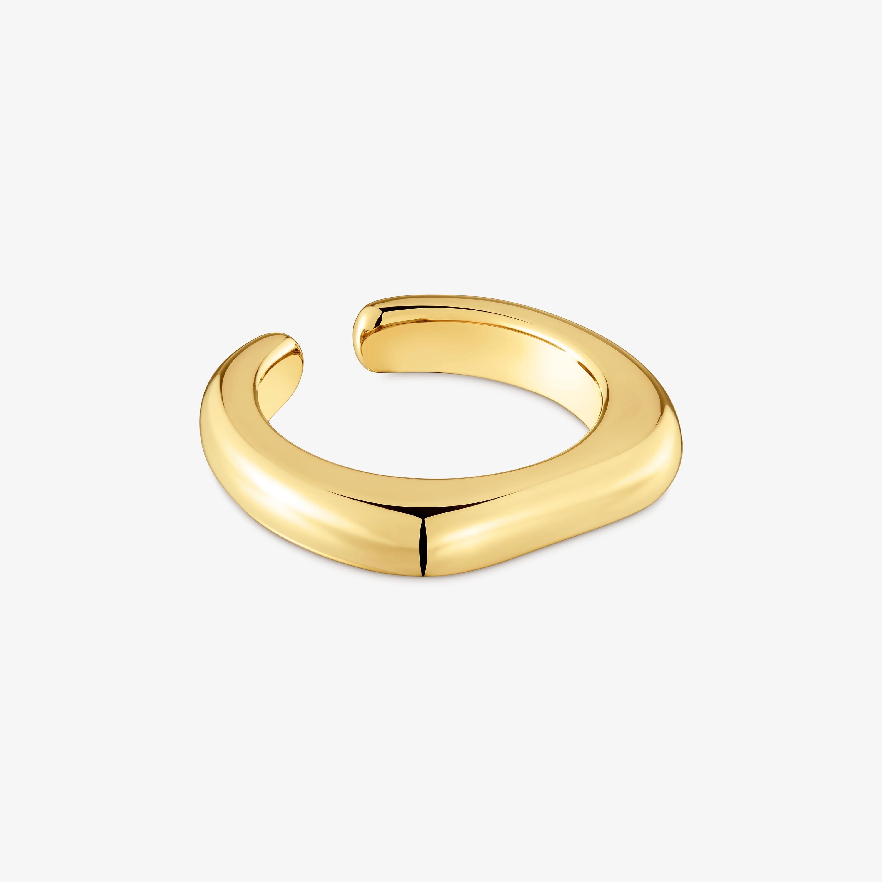 18K gold vermeil open Ring Line