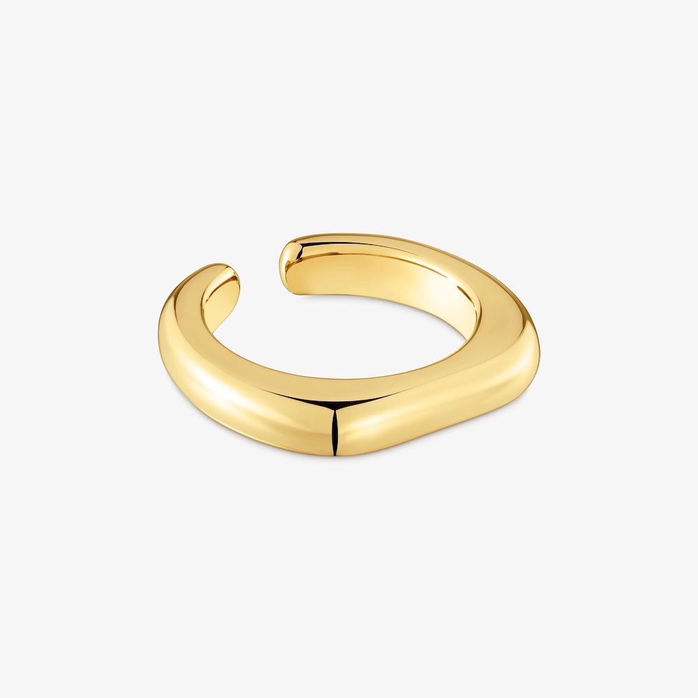 18K gold vermeil open Ring Line