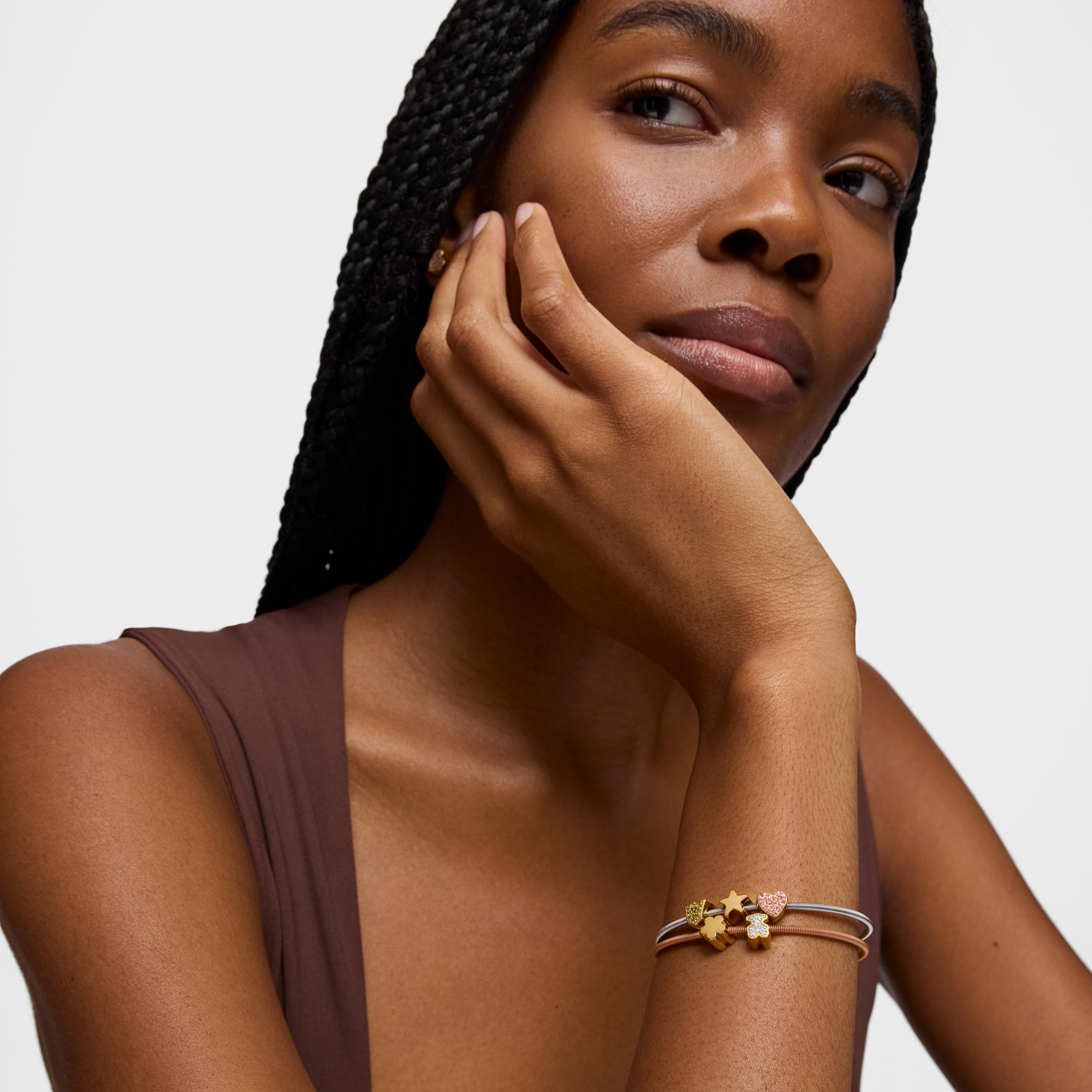 18kt gold plating over silver star Pendant TOUS 1950