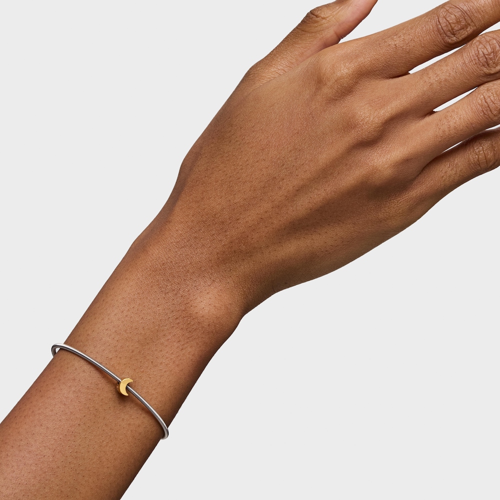 Pr&iacute;vesok mesiaca s&nbsp;18&nbsp;kt pozl&aacute;ten&iacute;m na striebre TOUS 1950