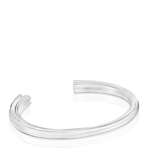 Pulsera esclava de plata y motivo oso TOUS 1950