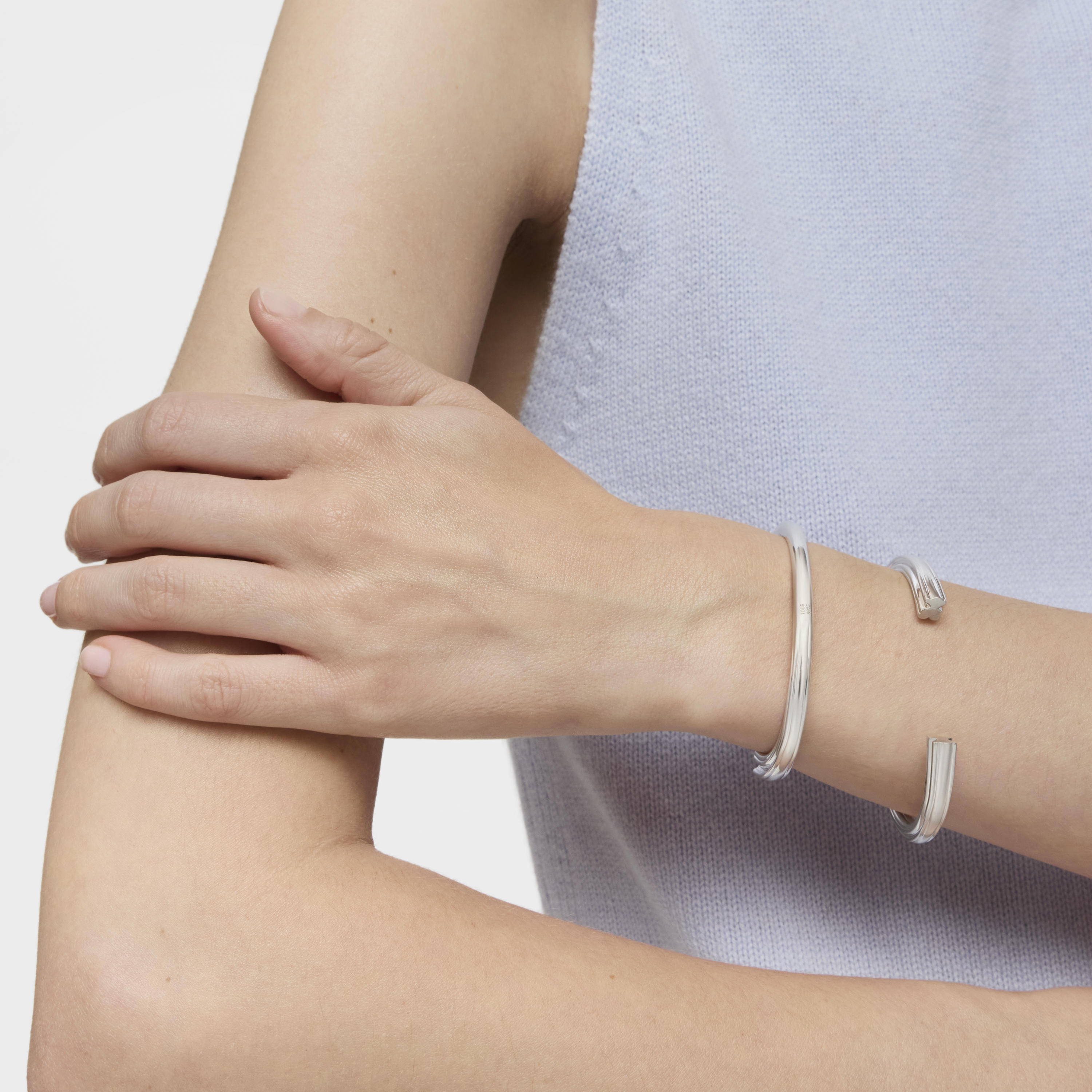 Silver Bangle with bear motif TOUS 1950