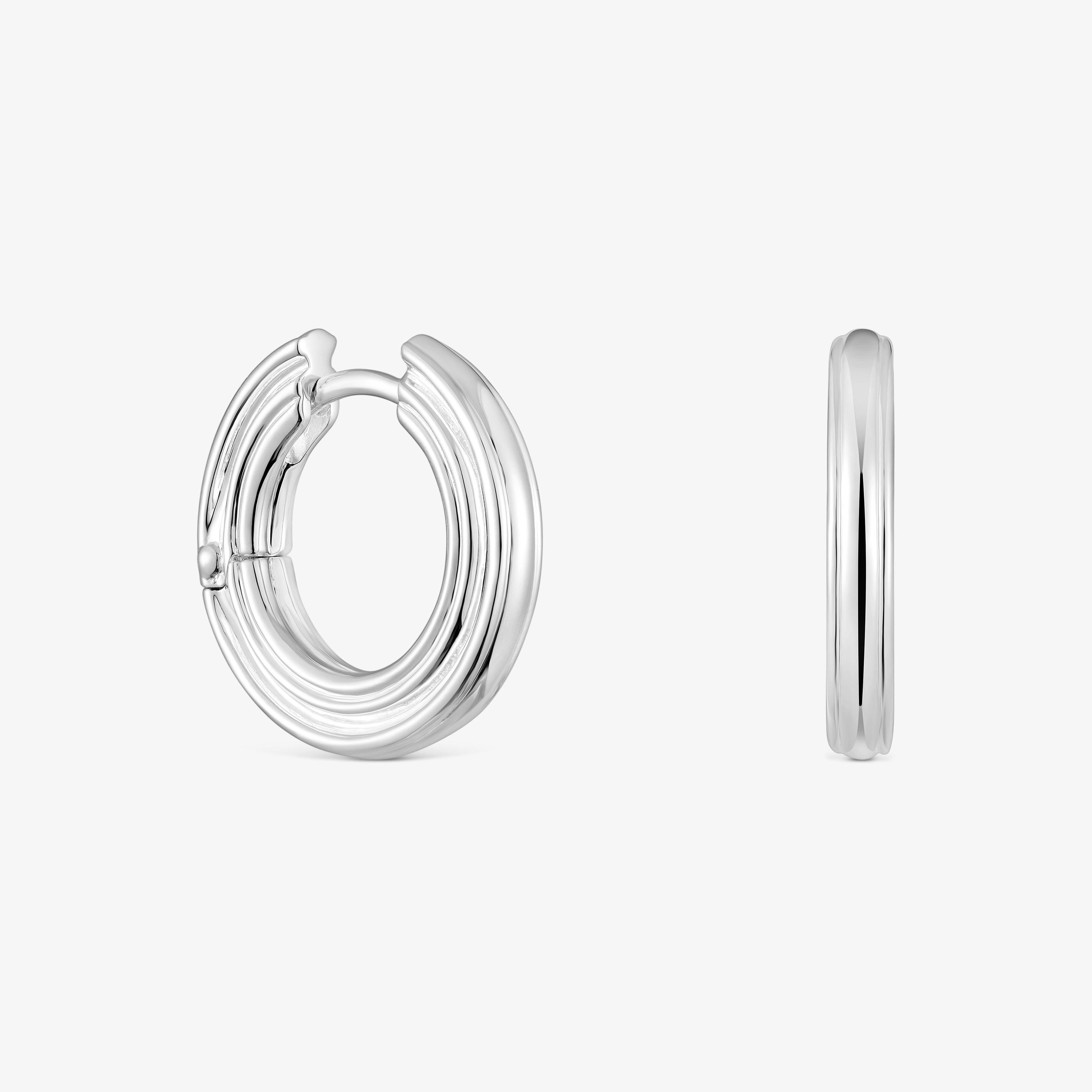 Silver Hoop earrings TOUS 1950