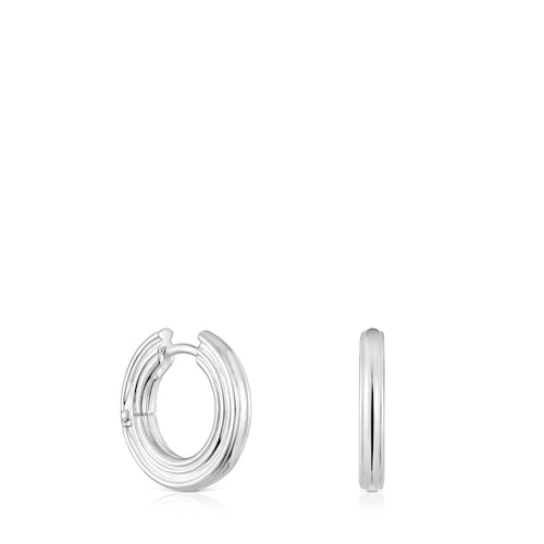 Pendientes de aro de plata TOUS 1950