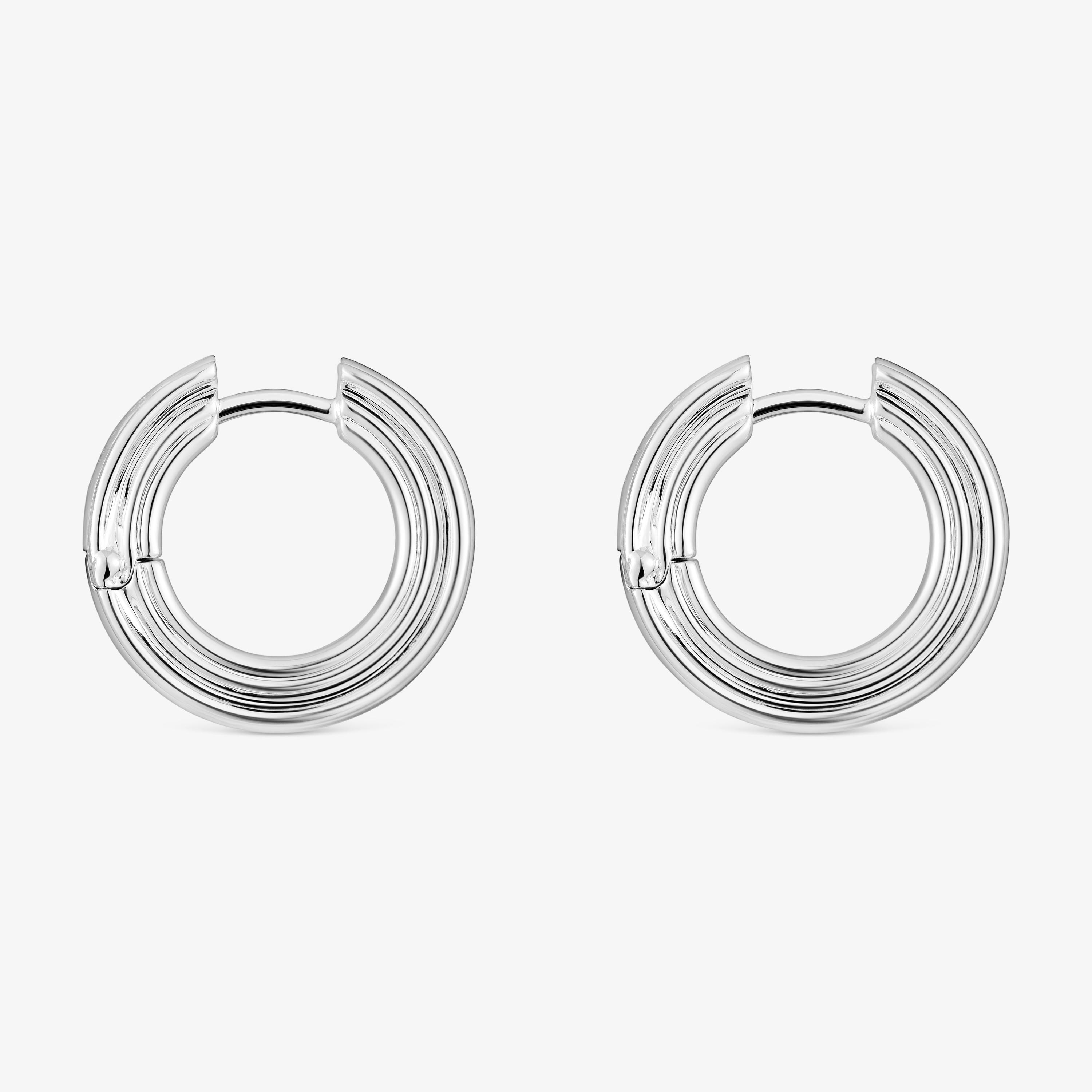 Silver Hoop earrings TOUS 1950
