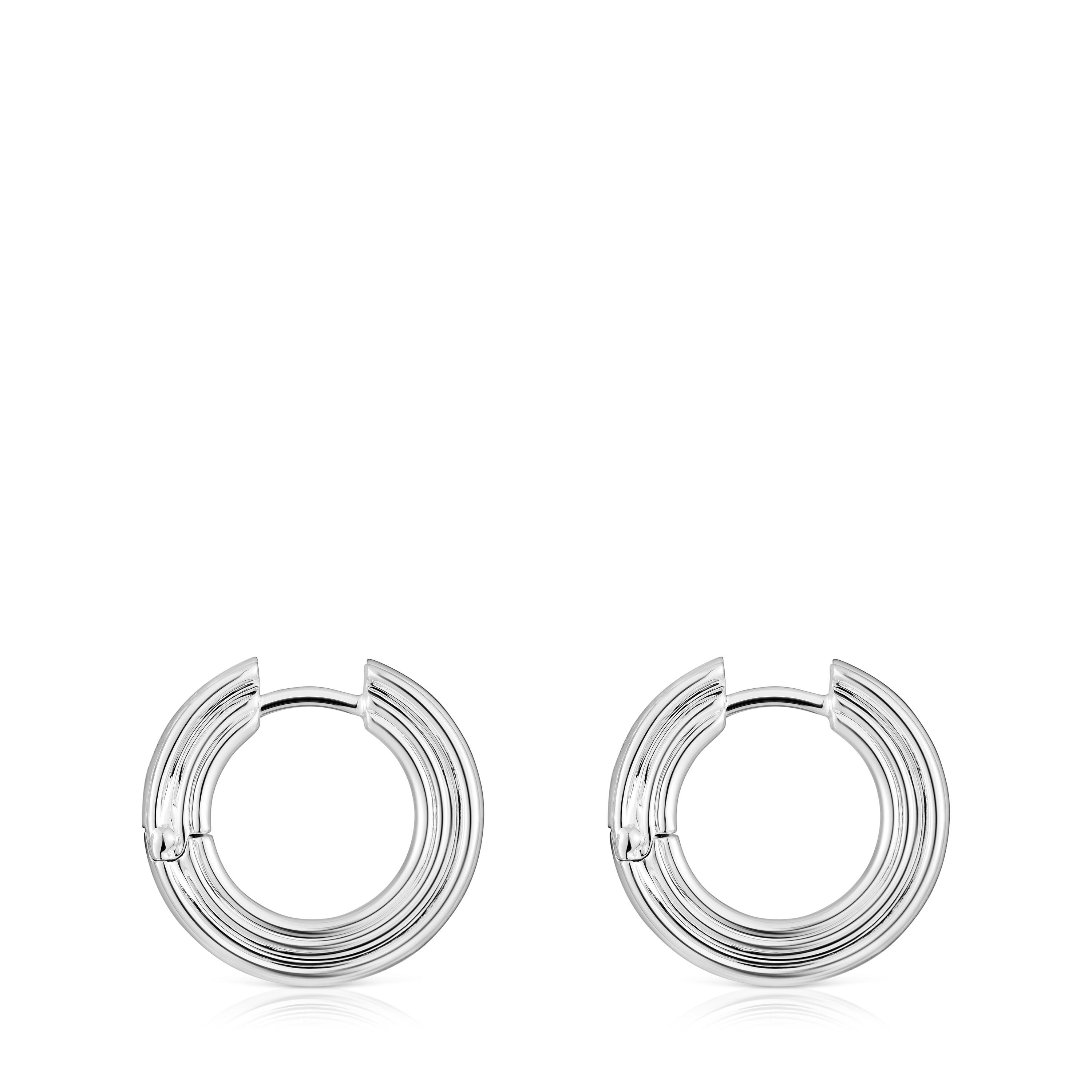 Silver Hoop earrings TOUS 1950