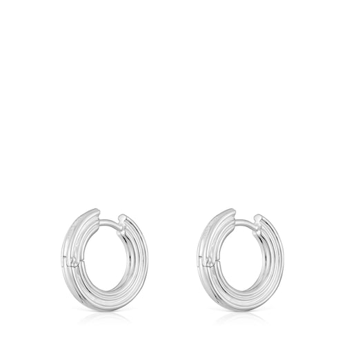 Pendientes de aro de plata TOUS 1950