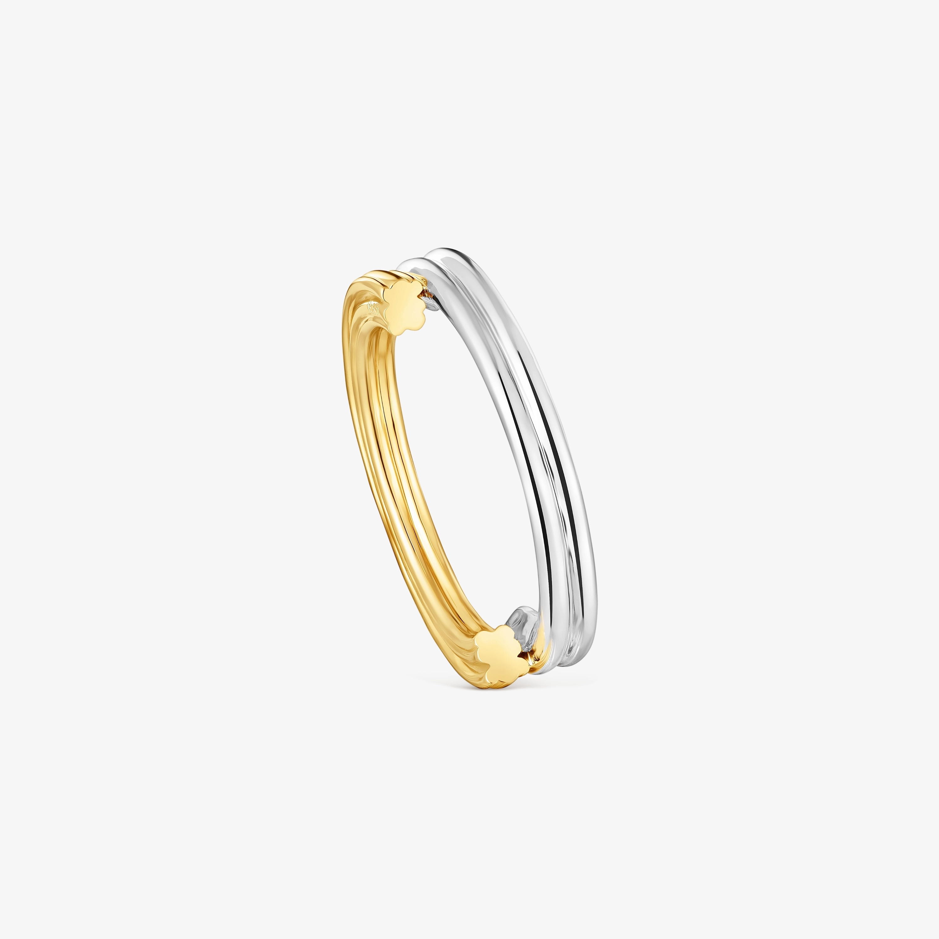 Medium two-tone Ring with bear motifs TOUS 1950