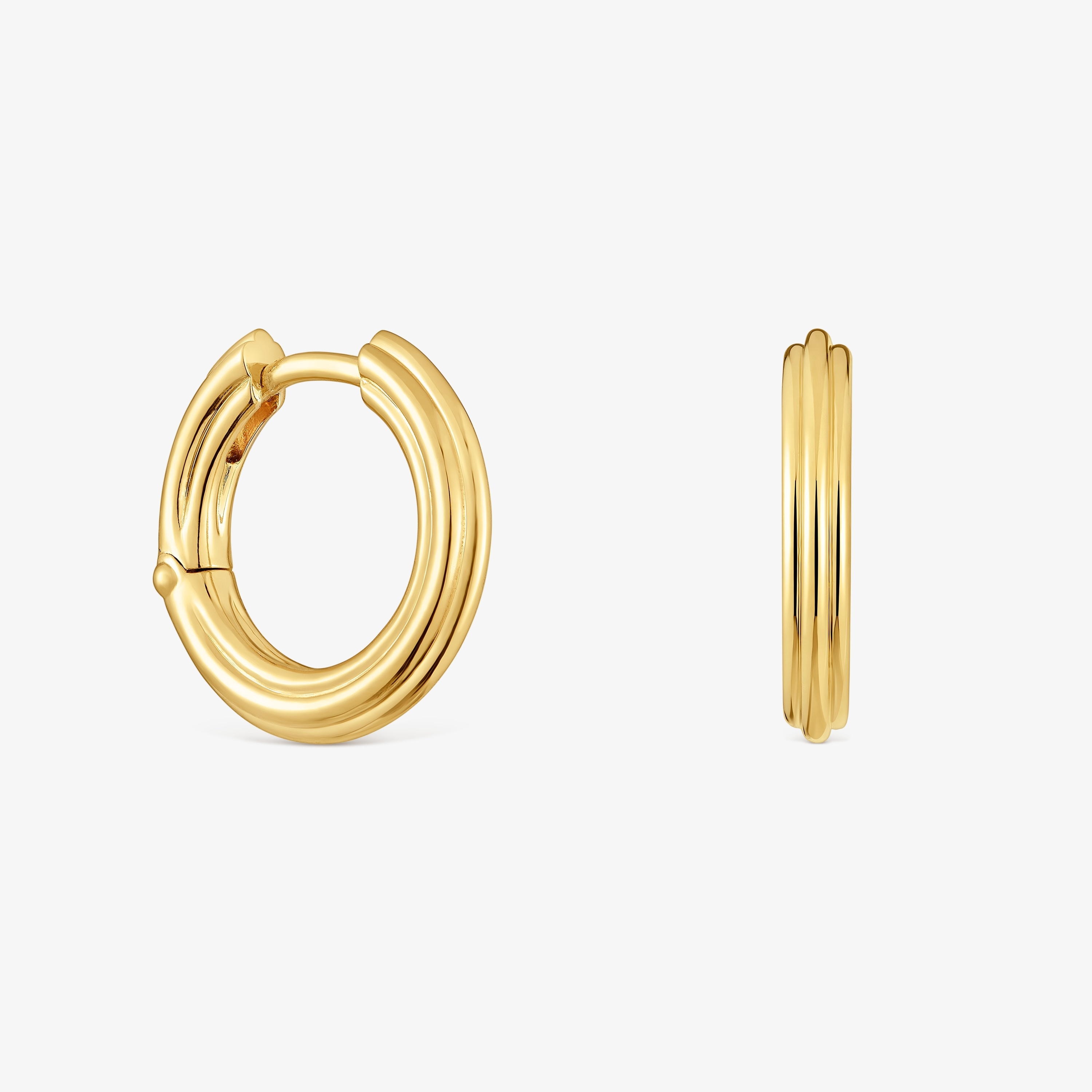 18K gold vermeil Hoop earrings TOUS 1950