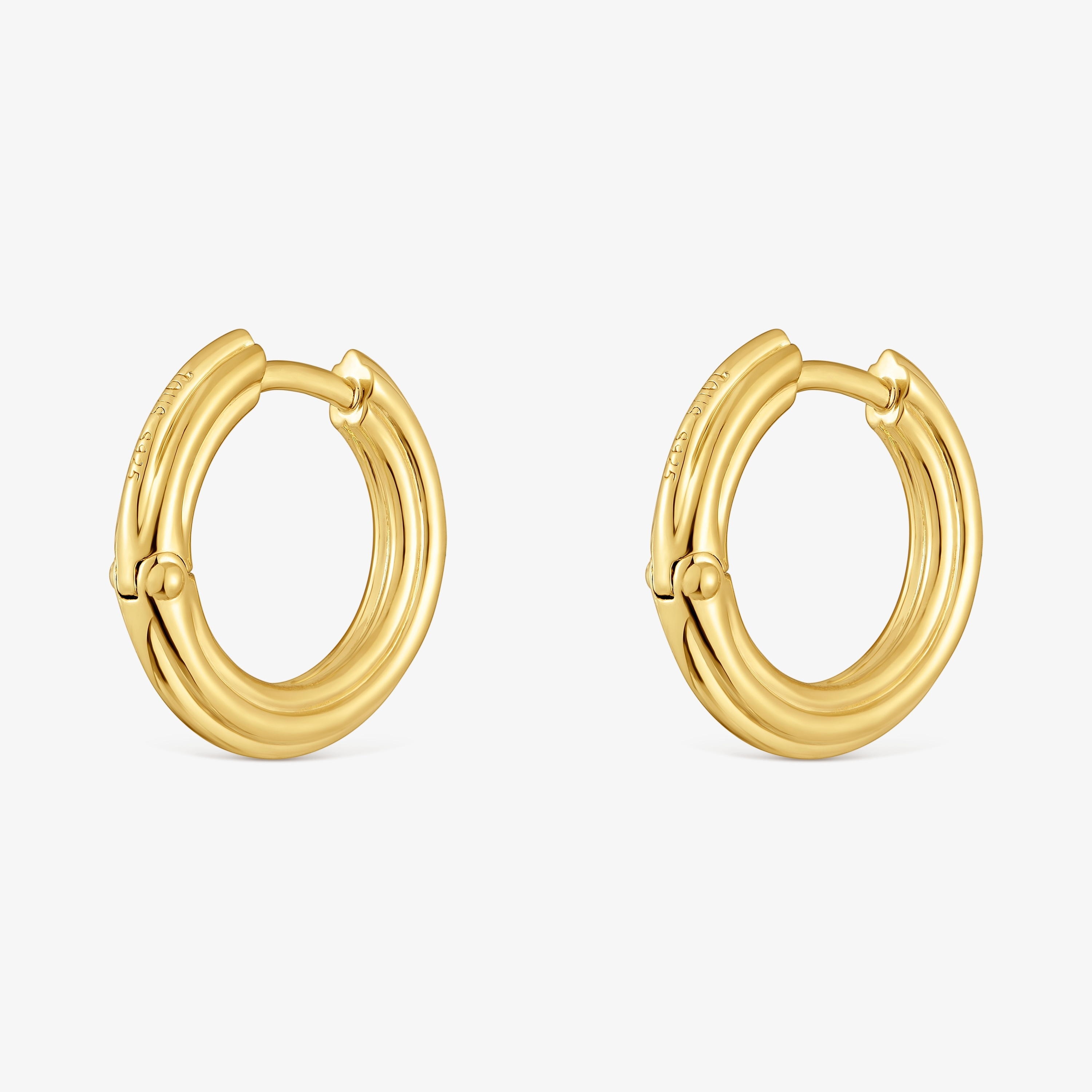 18K gold vermeil Hoop earrings TOUS 1950