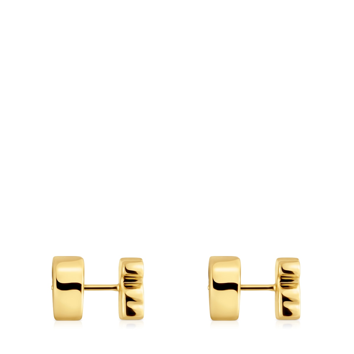 Pendientes oso con baño de oro 18 kt sobre plata y diamantes TOUS 1950