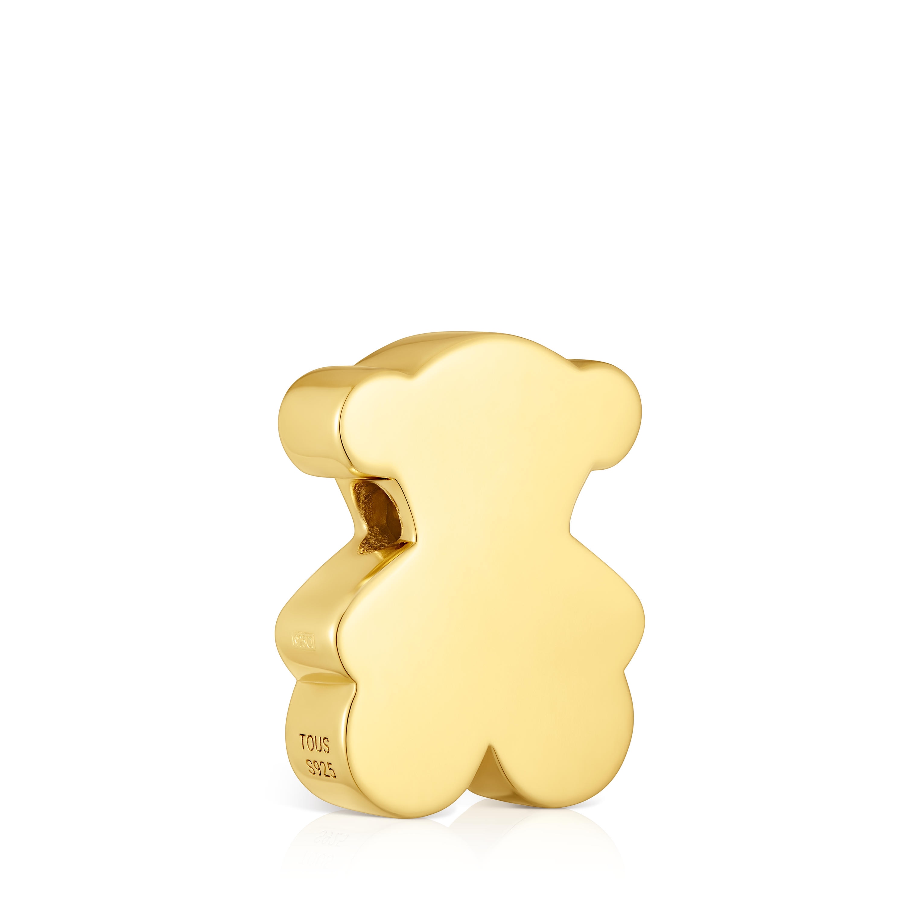 Medium 18kt gold plating over silver bear Pendant TOUS 1950