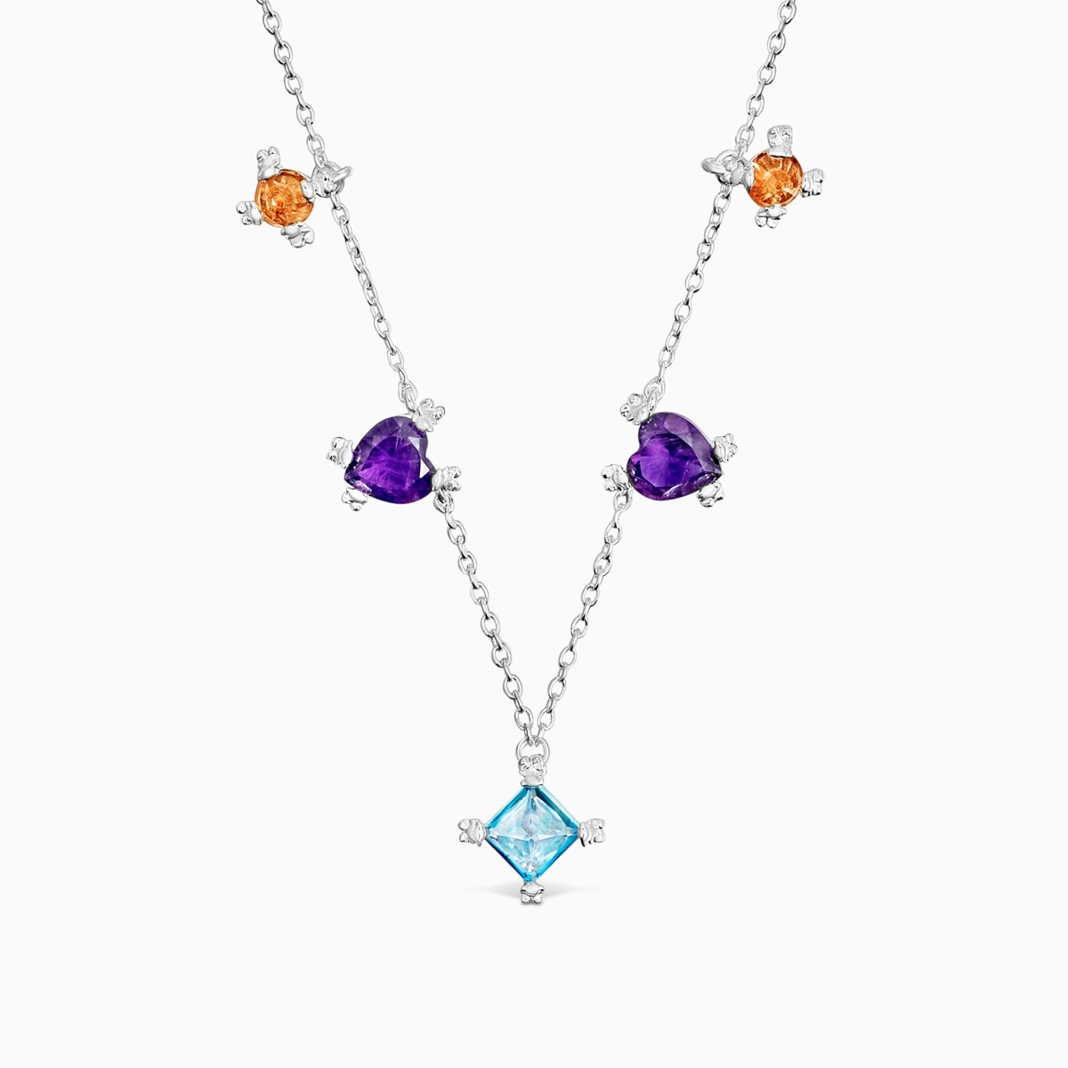 Tous - Gargantilla De Plata Y Gemas Color Pills - Multi