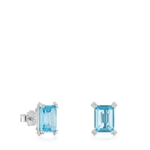 Pendientes de plata y topacio Color Pills
