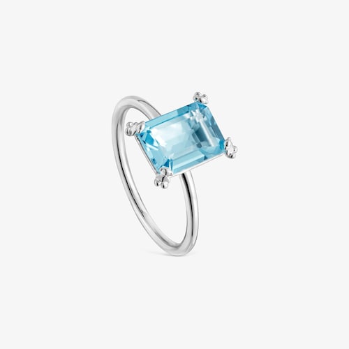 Anillo de plata y topacio Color Pills