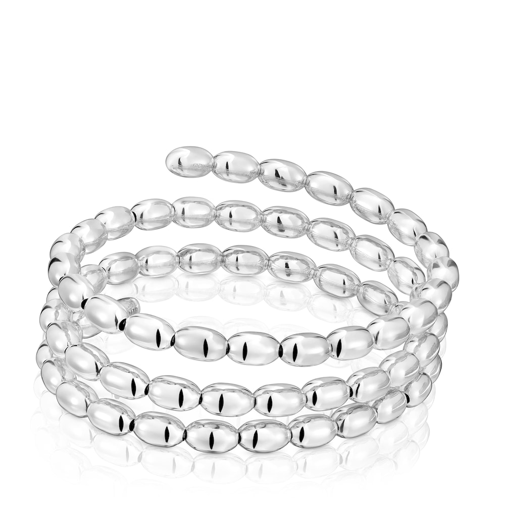 Silver spiral Bangle TOUS Basics Silver spiral Bangle TOUS Basics