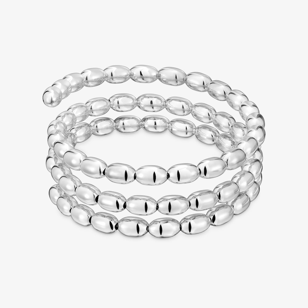 Silver spiral Bangle TOUS Basics