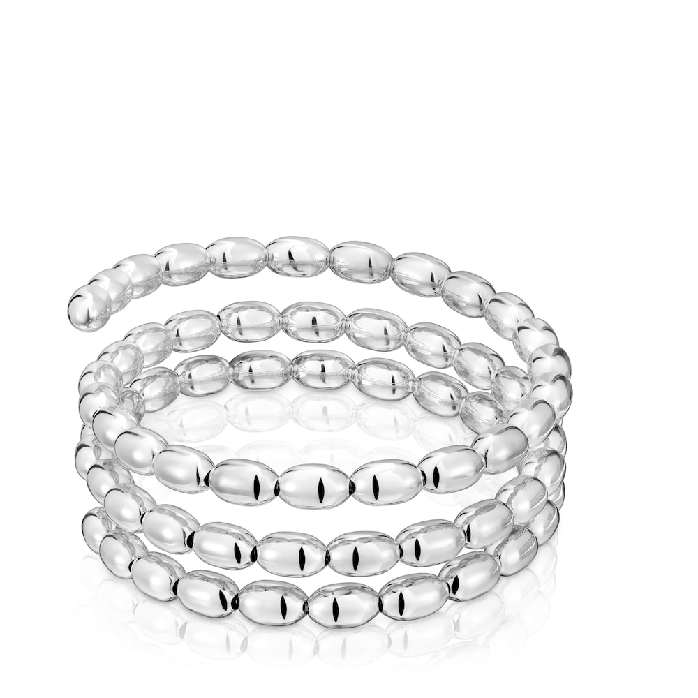 Silver spiral Bangle TOUS Basics Silver spiral Bangle TOUS Basics