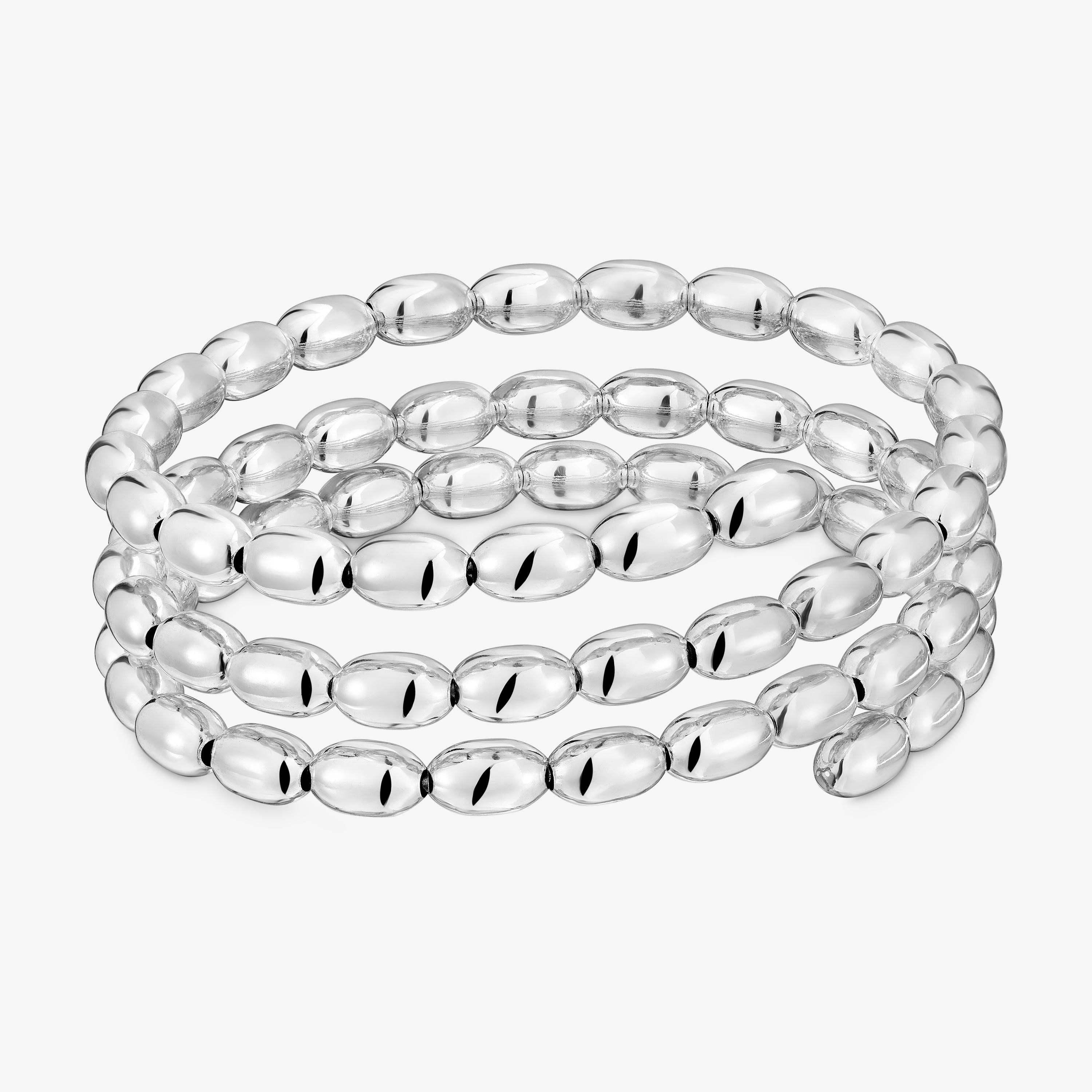 Silver spiral Bangle TOUS Basics