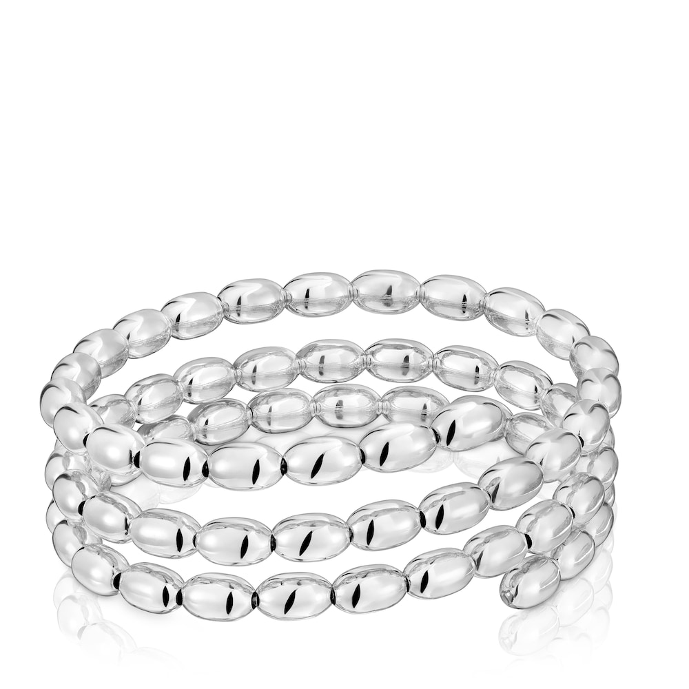 Silver spiral Bangle TOUS Basics Silver spiral Bangle TOUS Basics