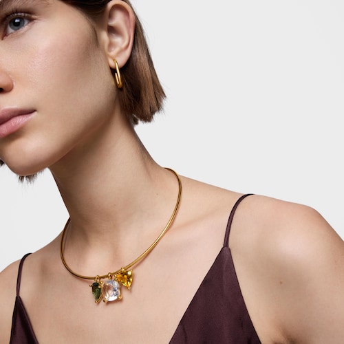 Small pendant in 18kt gold plating over silver and lab-grown citrine TOUS Color LGG