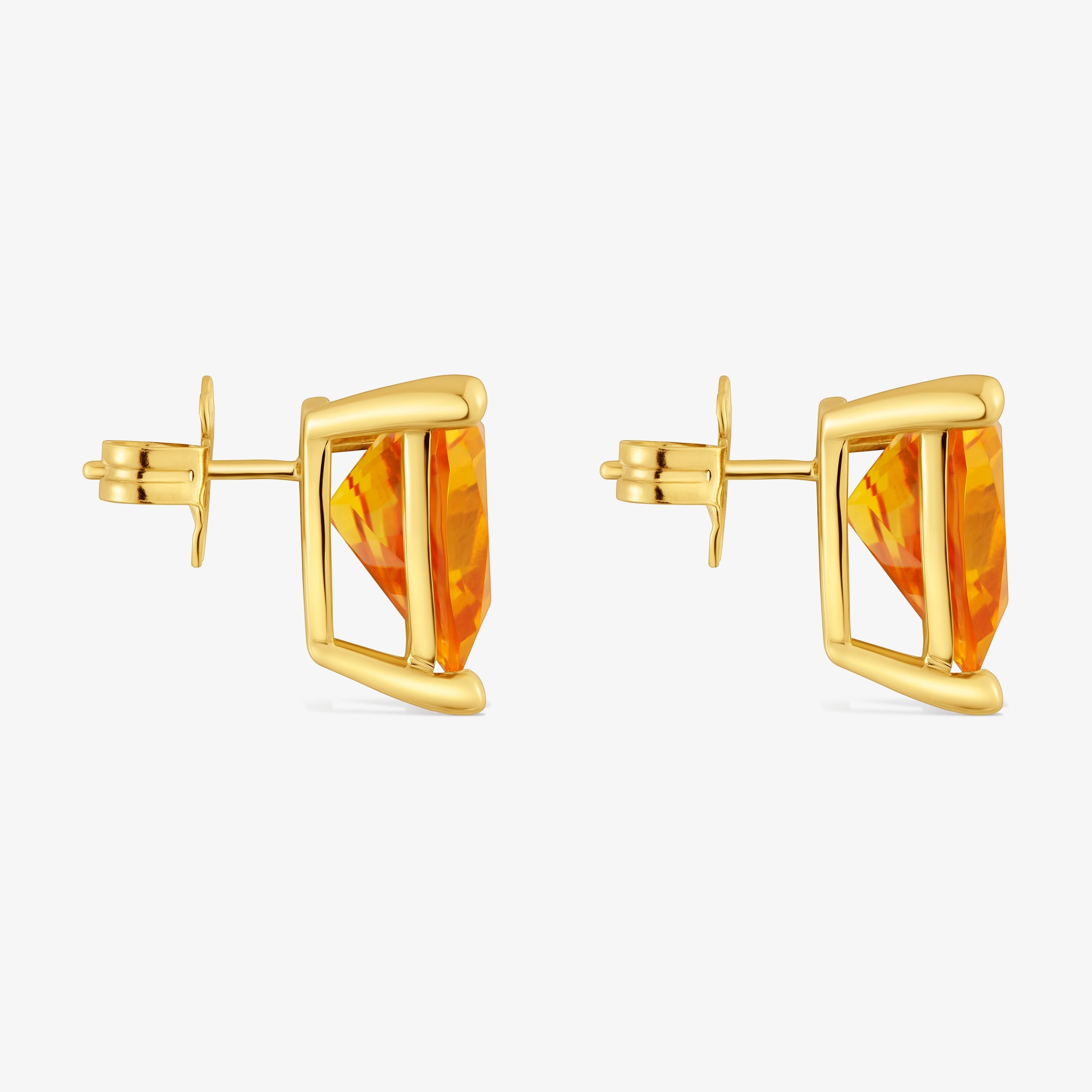 Earrings in 18K gold vermeil and lab-grown citrine TOUS Color LGG