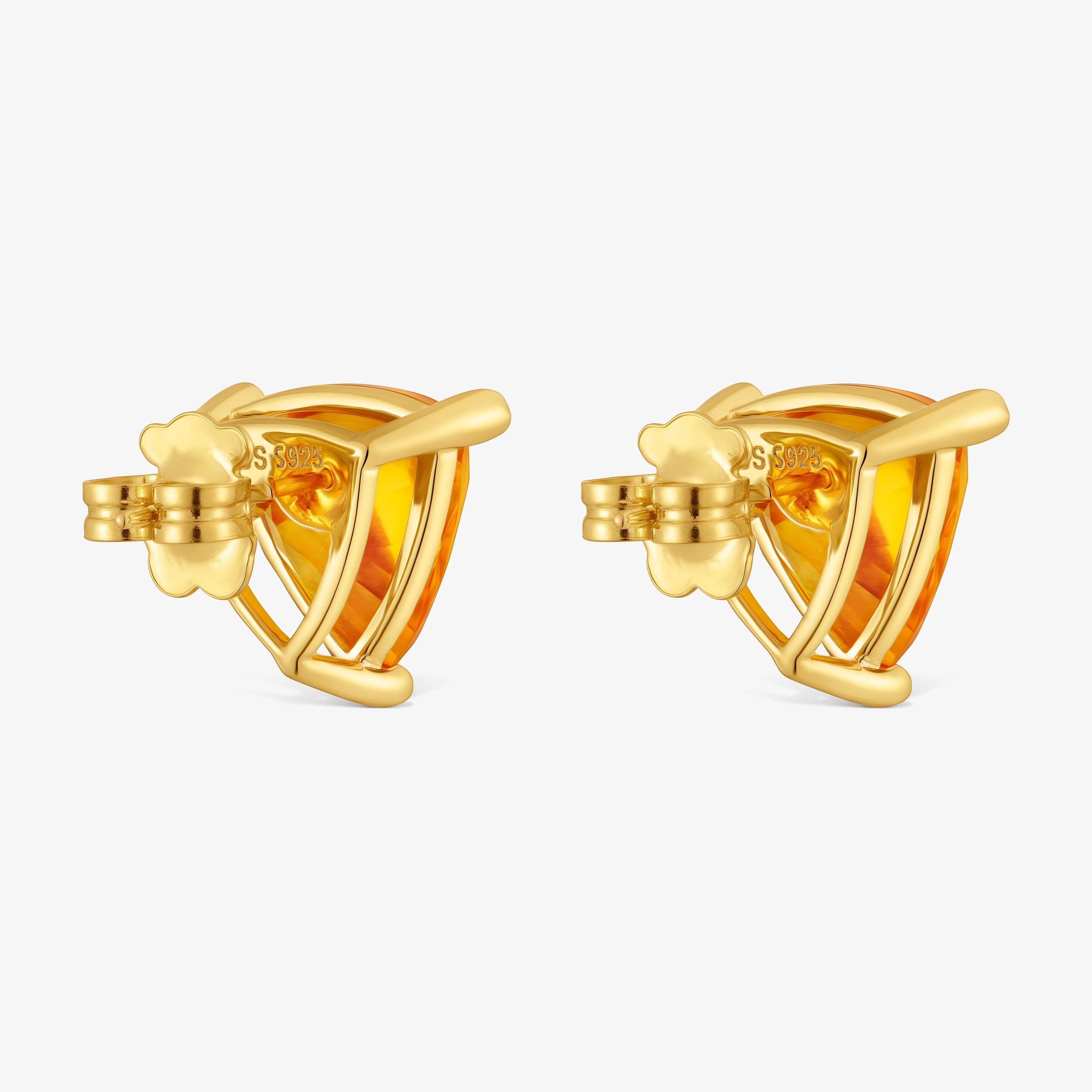 Earrings in 18K gold vermeil and lab-grown citrine TOUS Color LGG