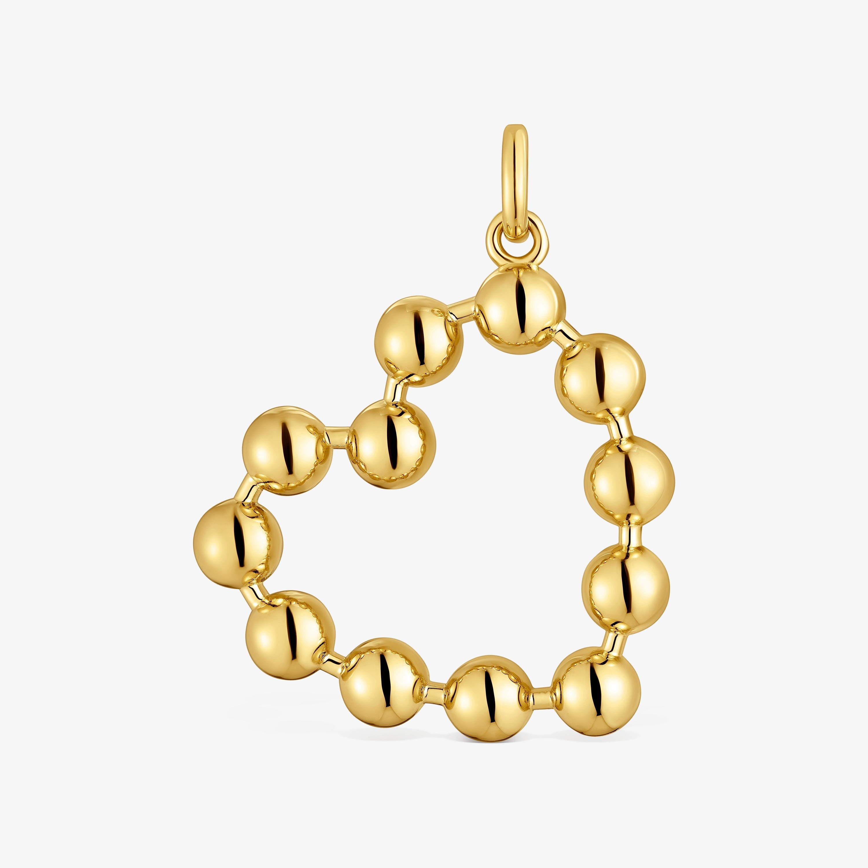 Heart Pendant with 18K gold vermeil Sugar Party