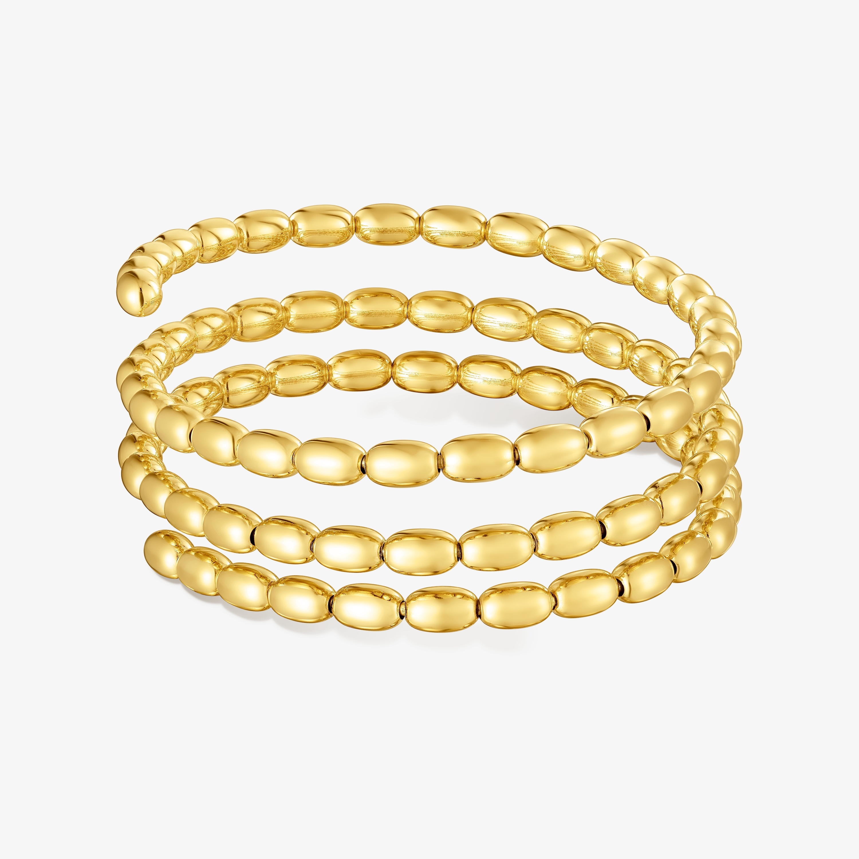 Spiral Bangle with 18K gold vermeil TOUS Basics