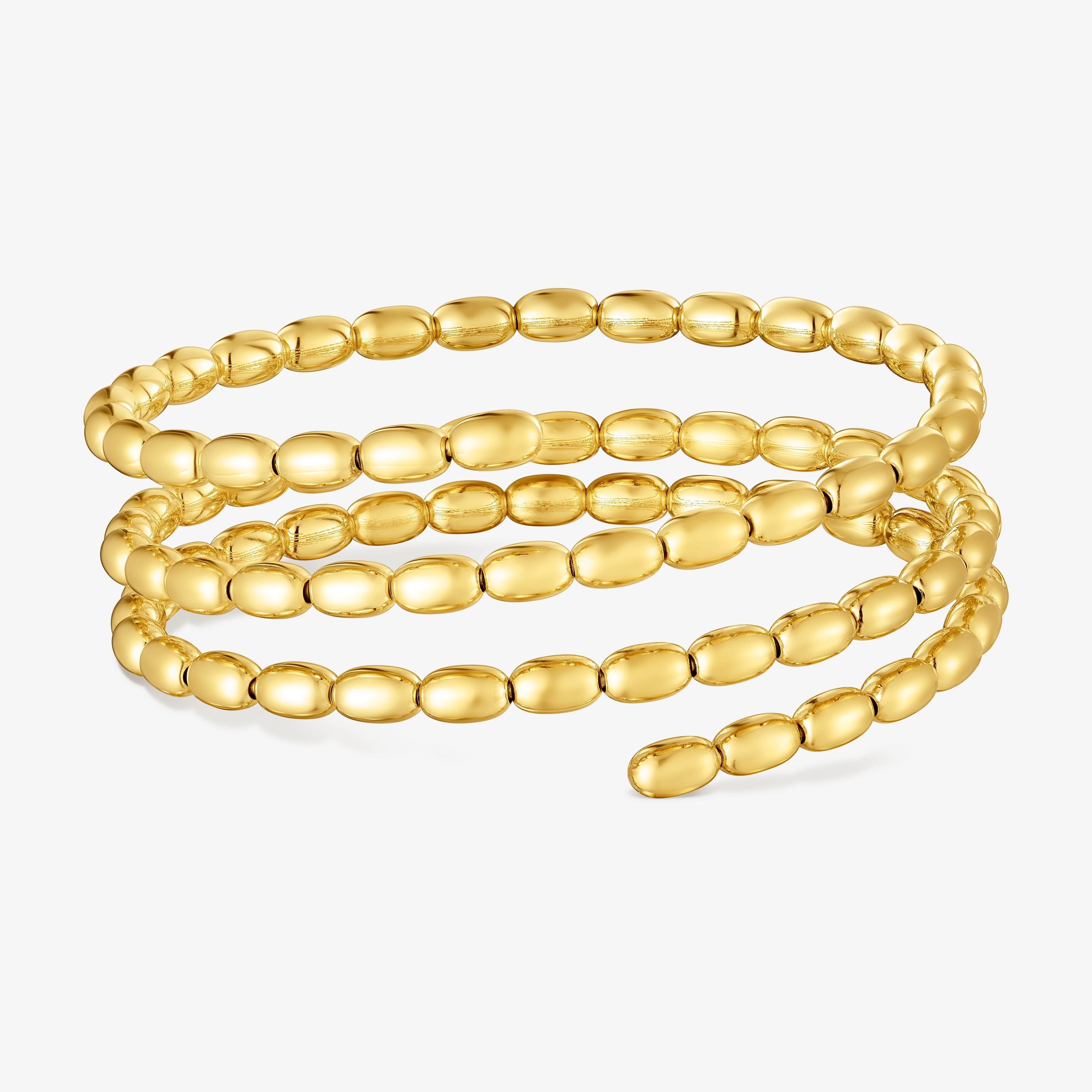 Spiral Bangle with 18K gold vermeil TOUS Basics