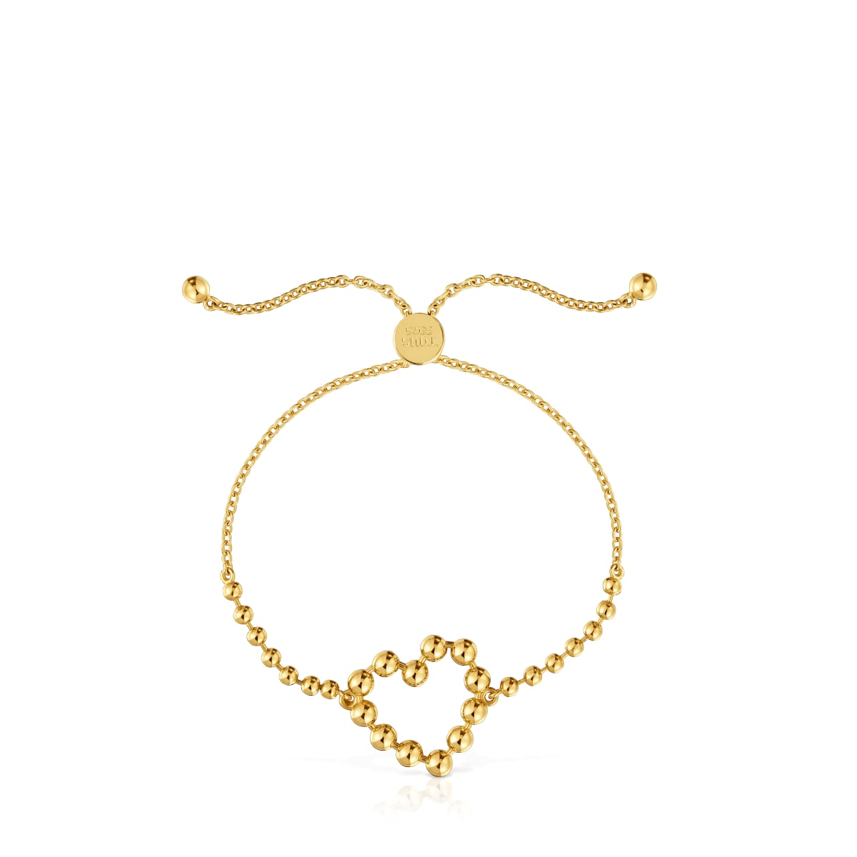 18 kt gold-plated silver heart Chain bracelet Sugar Party