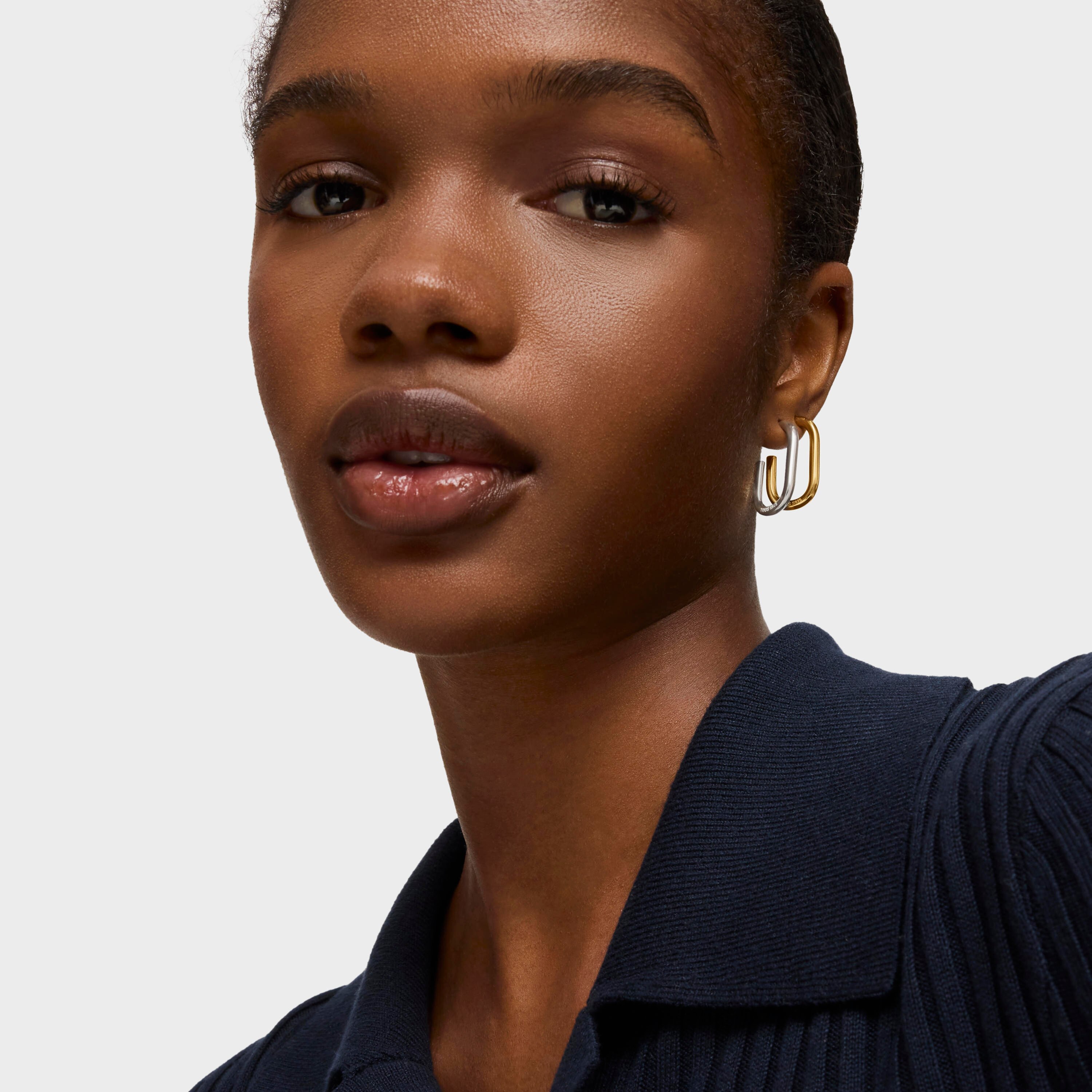 Long  mm silver Hoop earrings TOUS Basics