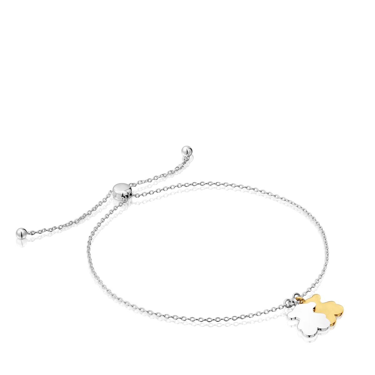 Pulsera oso cadena bicolor Sweet Dolls Pulsera oso cadena bicolor Sweet Dolls