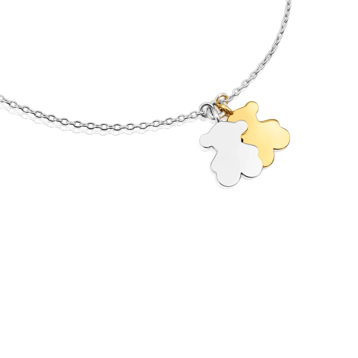 Pulsera oso cadena bicolor Sweet Dolls Pulsera oso cadena bicolor Sweet Dolls