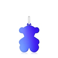 Medium blue steel bear Pendant Sweet Dolls