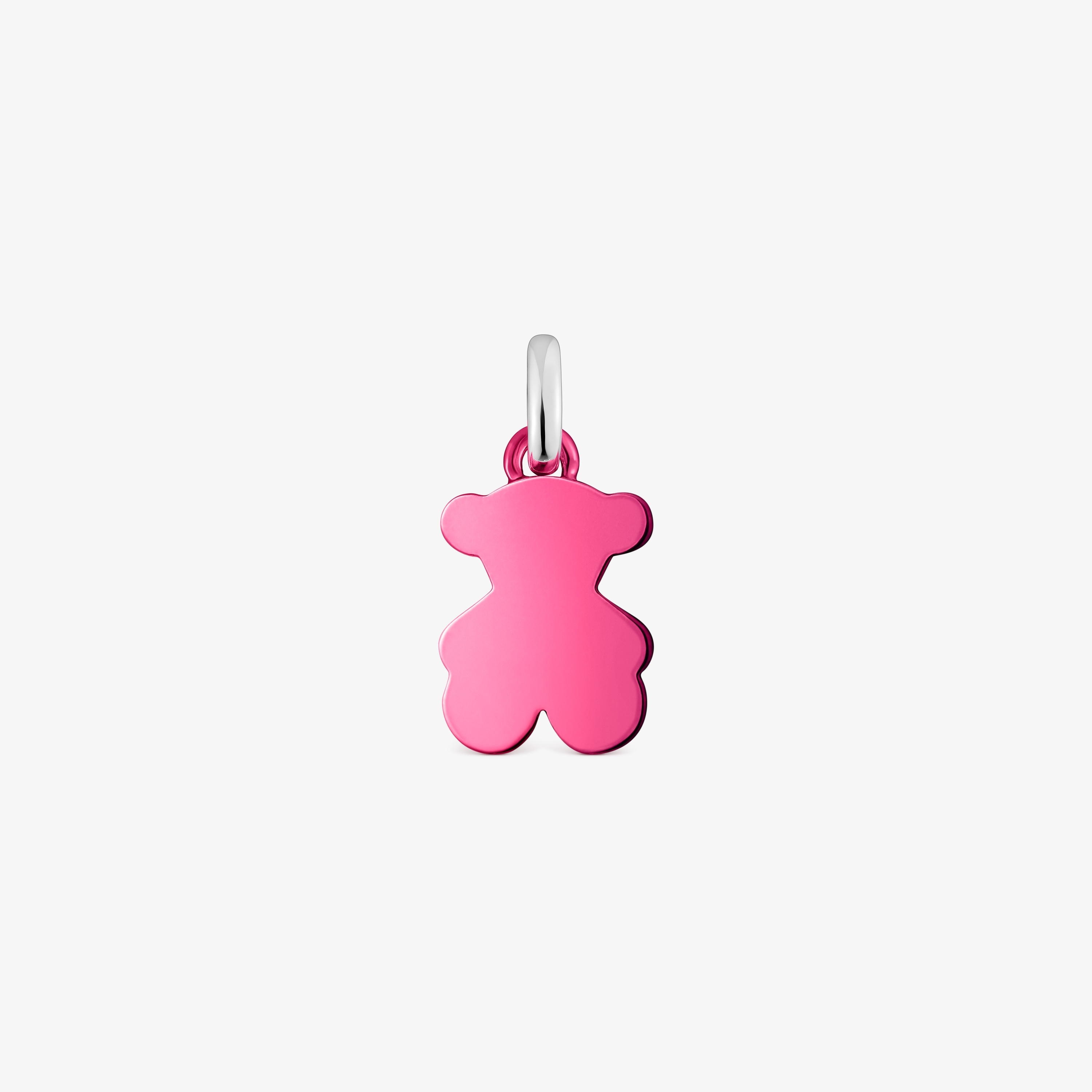 Small pink steel bear Pendant Sweet Dolls