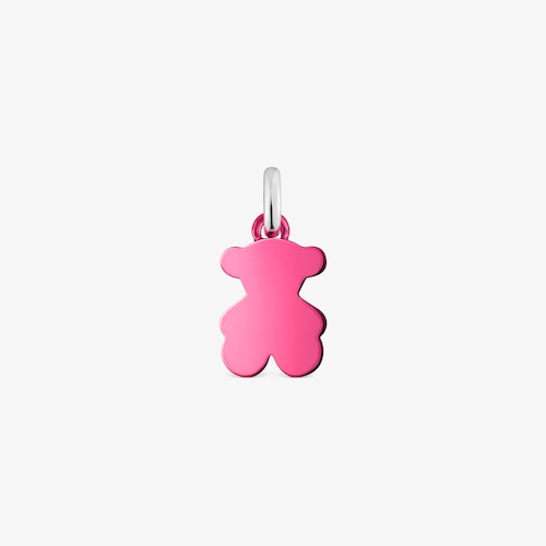 Small pink steel bear Pendant Sweet Dolls