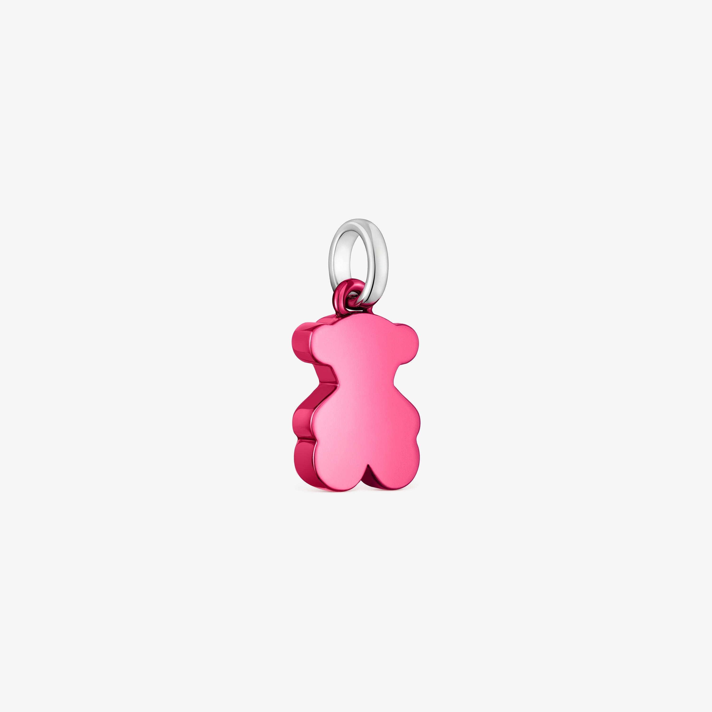 Small pink steel bear Pendant Sweet Dolls
