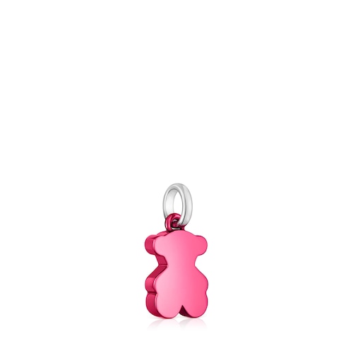 Small pink steel bear Pendant Sweet Dolls