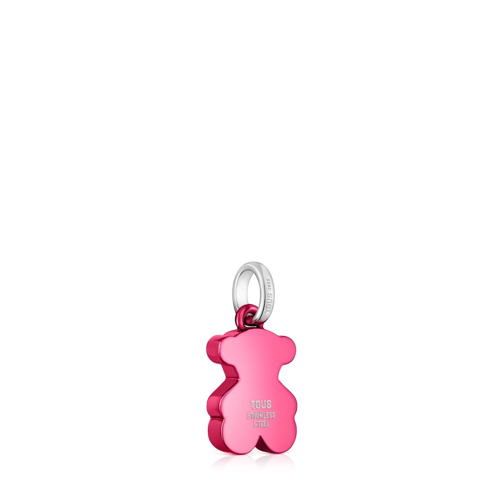 Small pink steel bear Pendant Sweet Dolls image number 2