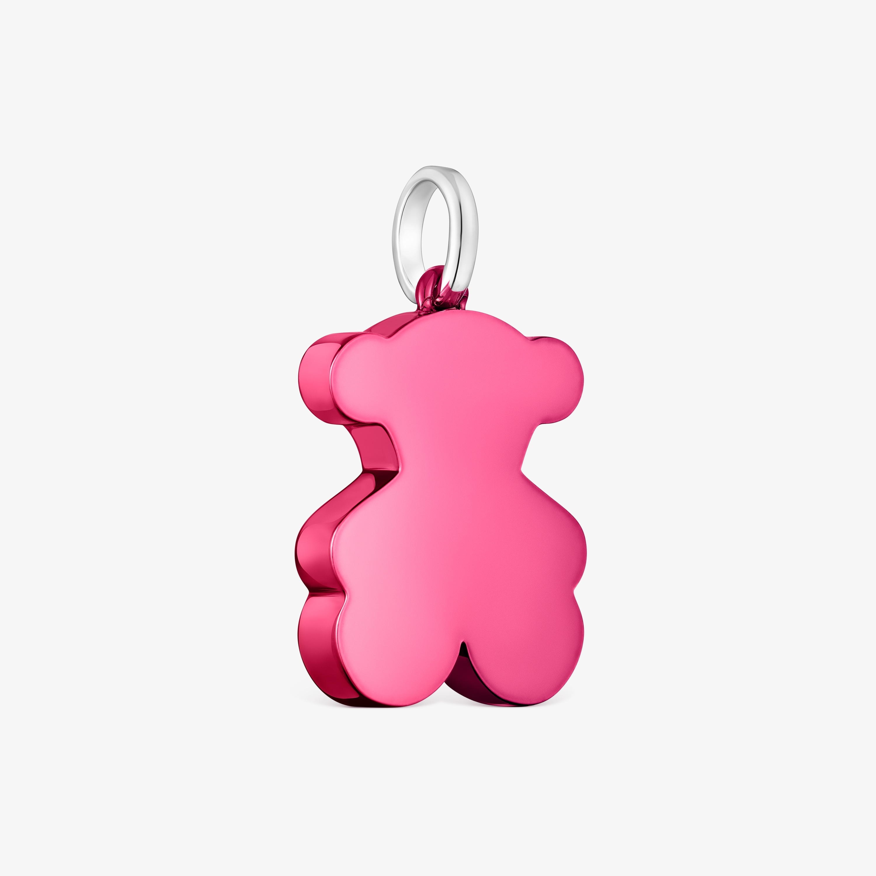 Medium pink steel bear Pendant Sweet Dolls