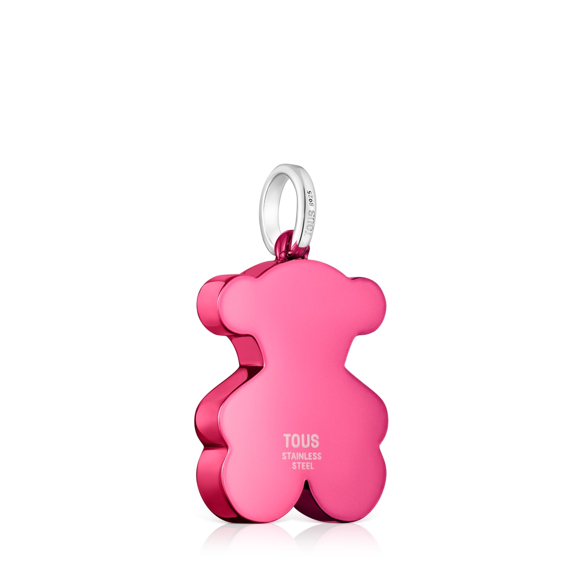 Medium pink steel bear Pendant Sweet Dolls