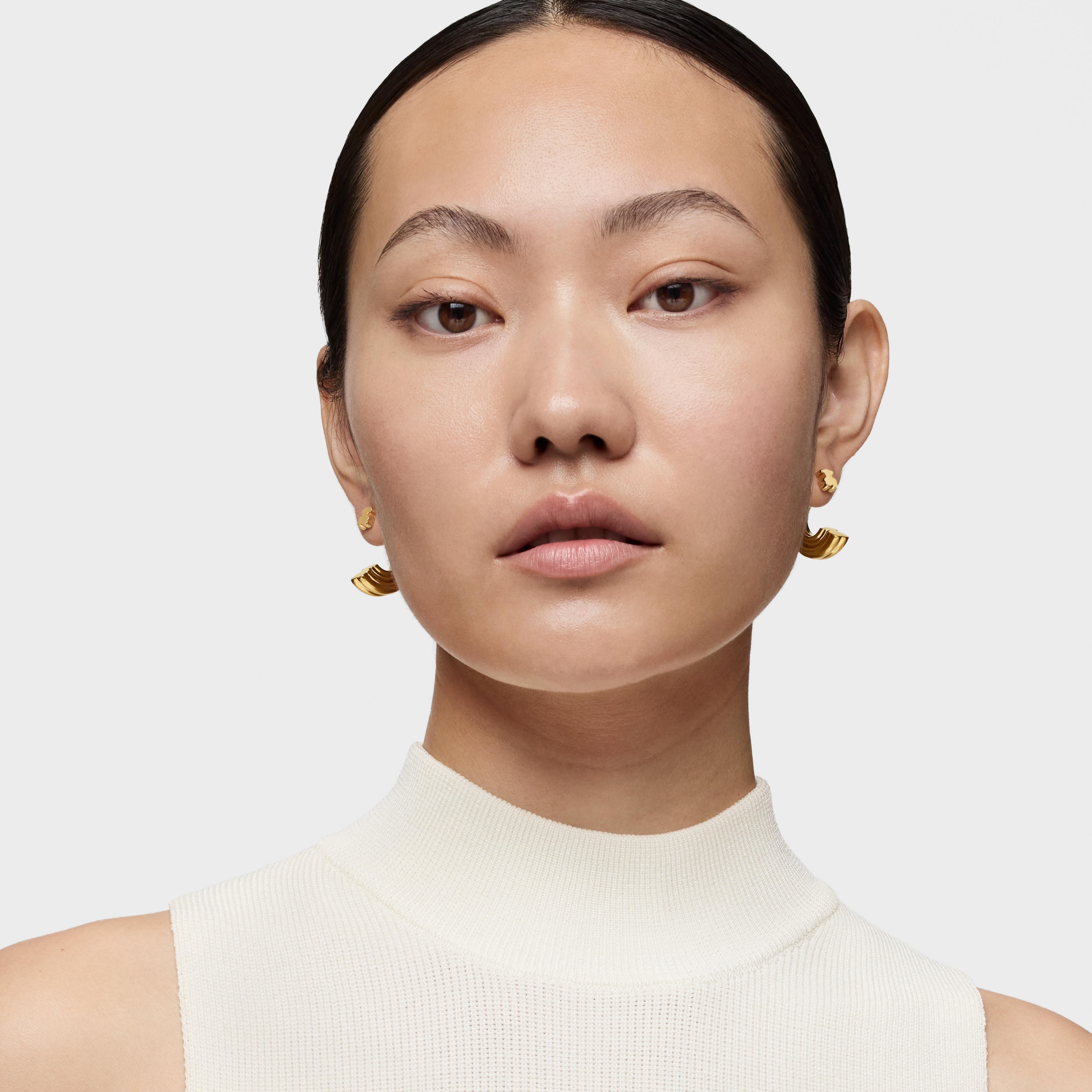 18K gold vermeil Hoop earrings with bear motif TOUS 1950